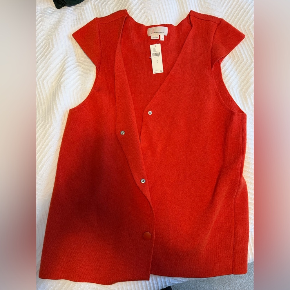 New Anthropologie sweater vest